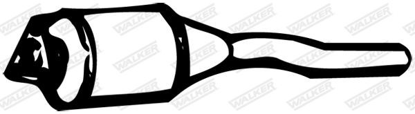 Priekinis duslintuvas WALKER 13002