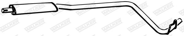 Priekinis duslintuvas WALKER 13247