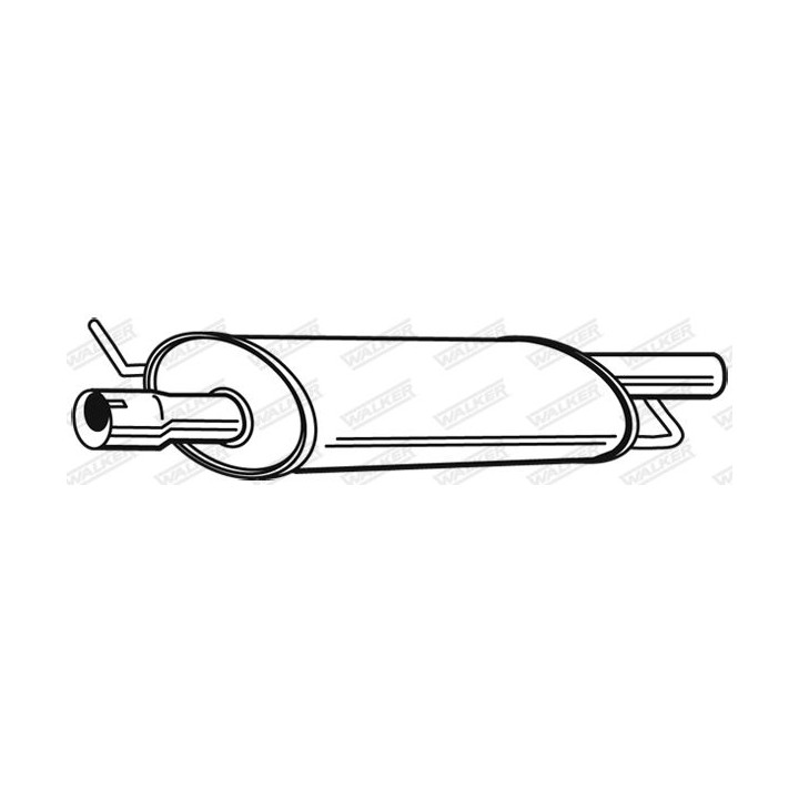 Priekinis duslintuvas WALKER 23197