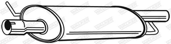 Priekinis duslintuvas WALKER 23197