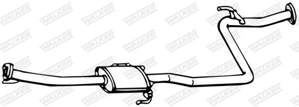 Vidurinis duslintuvas WALKER 13305