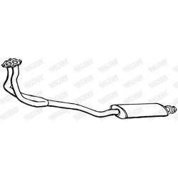 Vidurinis duslintuvas WALKER 14569