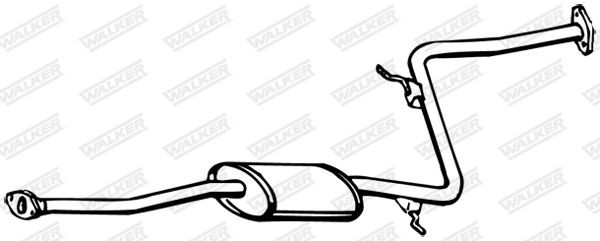 Vidurinis duslintuvas WALKER 15771