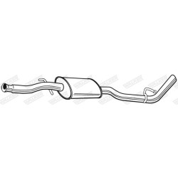 Vidurinis duslintuvas WALKER 22839