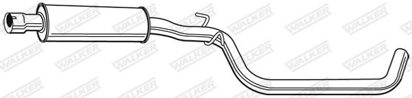 Vidurinis duslintuvas WALKER 22883
