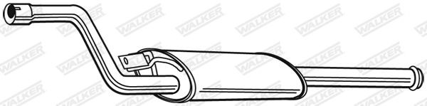 Vidurinis duslintuvas WALKER 22927
