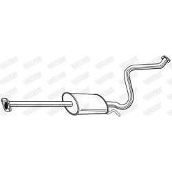 Vidurinis duslintuvas WALKER 23042