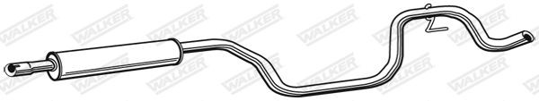 Vidurinis duslintuvas WALKER 23057