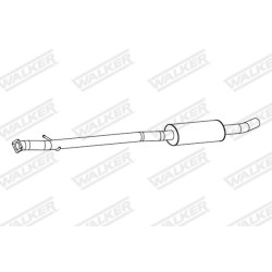 Vidurinis duslintuvas WALKER 24335