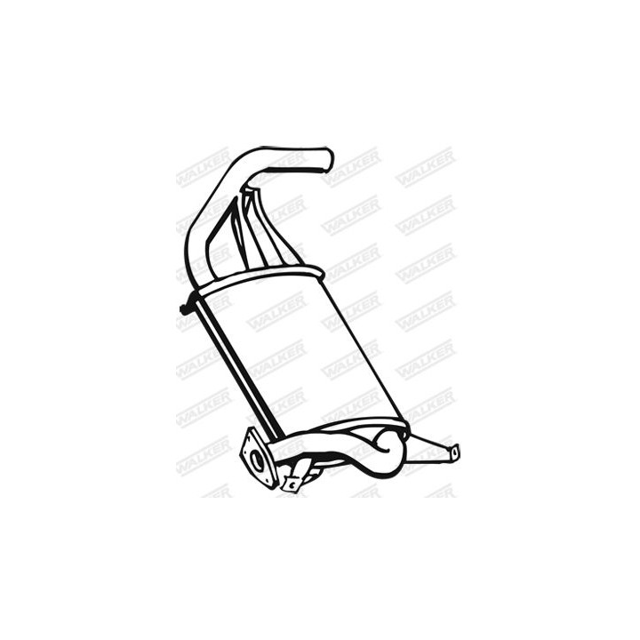 Galinis duslintuvas WALKER 17888