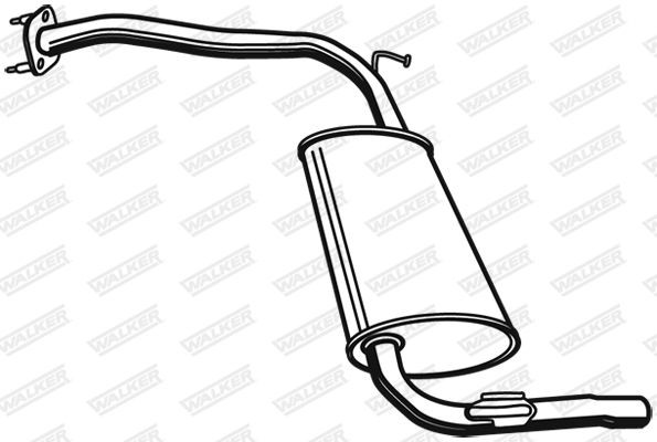 Galinis duslintuvas WALKER 21126