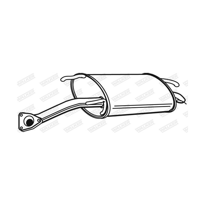 Galinis duslintuvas WALKER 22088