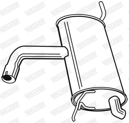Galinis duslintuvas WALKER 23005
