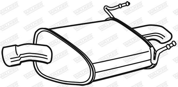 Galinis duslintuvas WALKER 23033