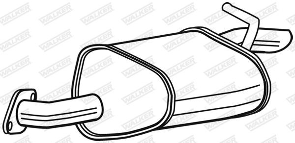 Galinis duslintuvas WALKER 23079