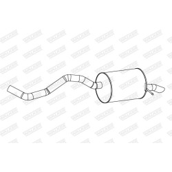 Galinis duslintuvas WALKER 24290