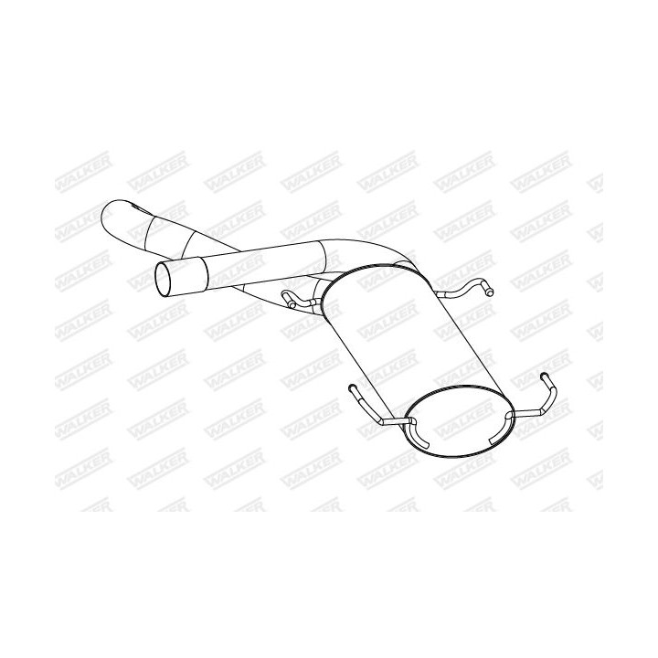 Galinis duslintuvas WALKER 24307