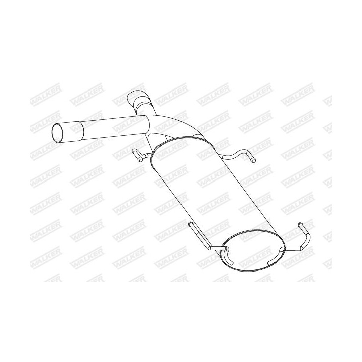 Galinis duslintuvas WALKER 24308