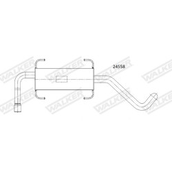 Galinis duslintuvas WALKER 24558
