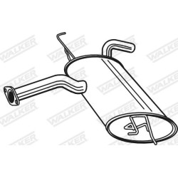 Galinis duslintuvas WALKER 25152