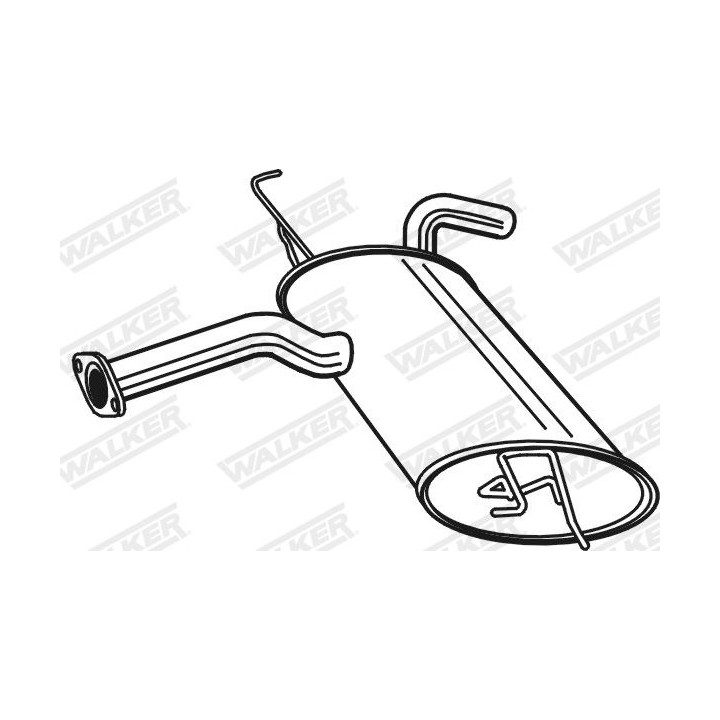 Galinis duslintuvas WALKER 25152