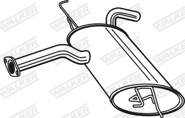 Galinis duslintuvas WALKER 25152