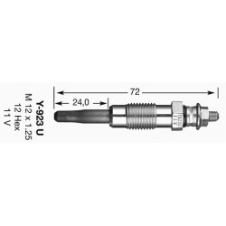 Kaitinimo žvakė NGK 3380