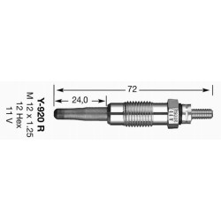 Kaitinimo žvakė NGK 3645
