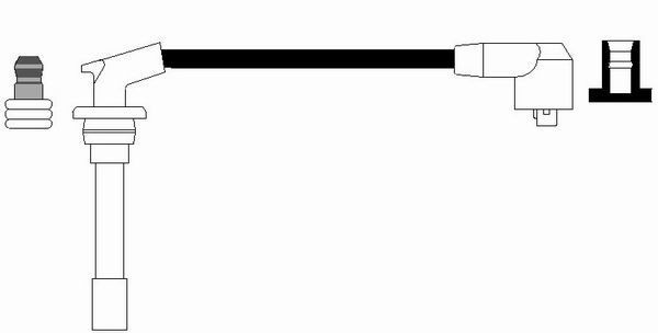Uždegimo laidas NGK 38997