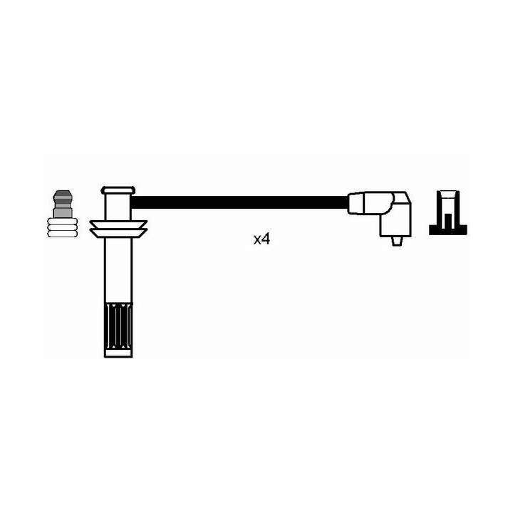 Uždegimo laido komplektas NGK 0663