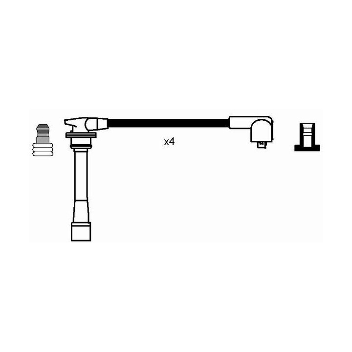 Uždegimo laido komplektas NGK 0709