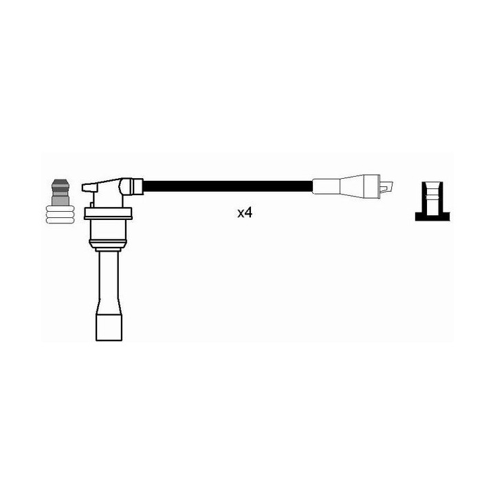 Uždegimo laido komplektas NGK 0711