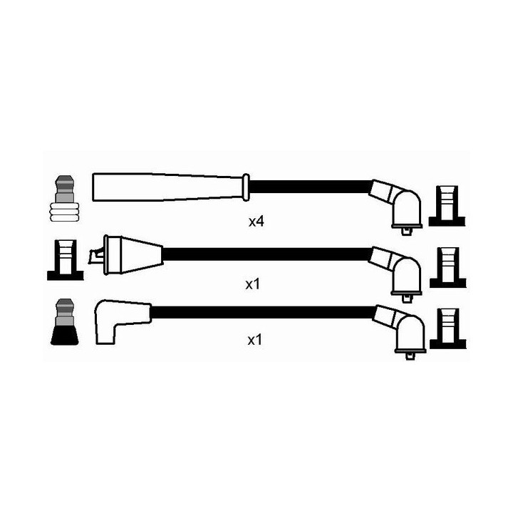 Uždegimo laido komplektas NGK 0714