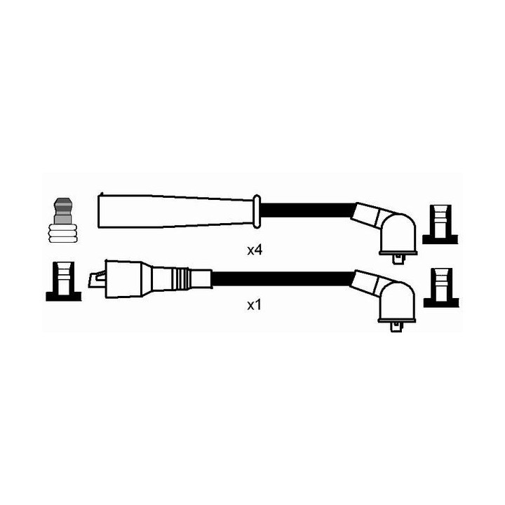 Uždegimo laido komplektas NGK 0715