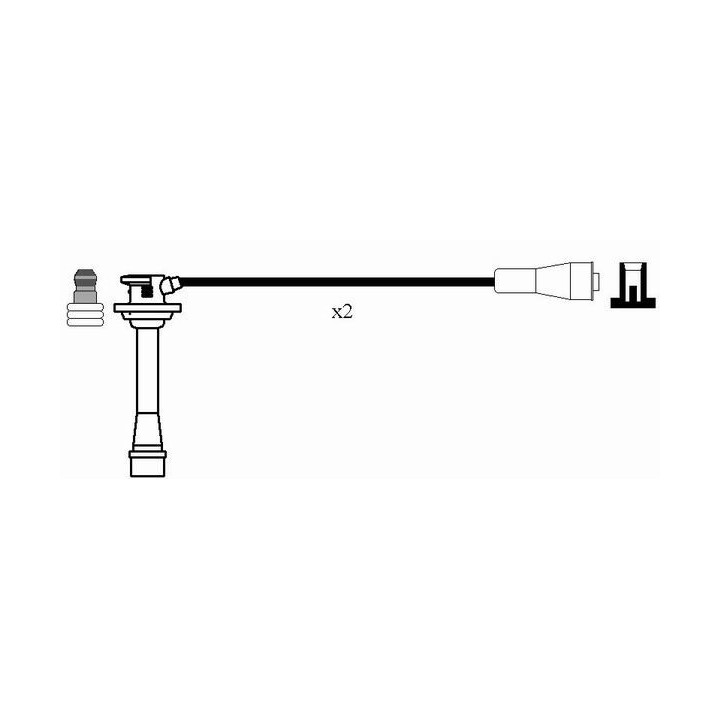 Uždegimo laido komplektas NGK 0717
