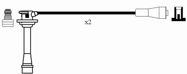 Uždegimo laido komplektas NGK 0717
