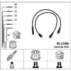 Uždegimo laido komplektas NGK 0725