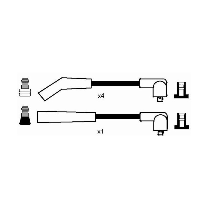 Uždegimo laido komplektas NGK 0889