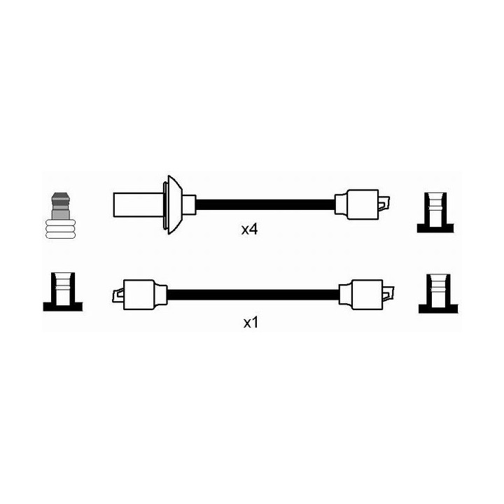 Uždegimo laido komplektas NGK 0948