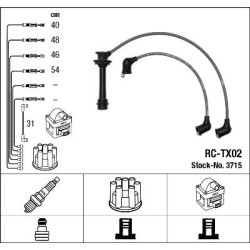 Uždegimo laido komplektas NGK 3715