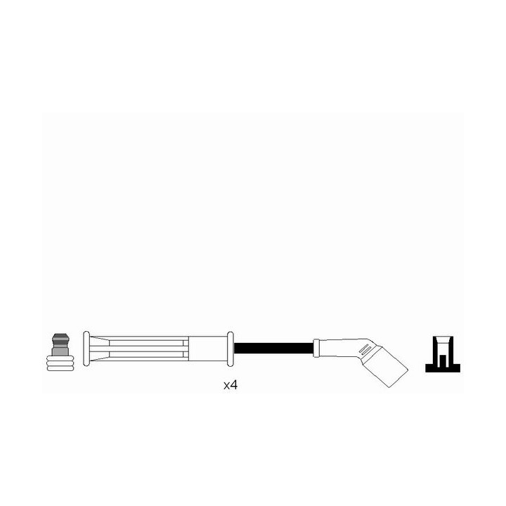 Uždegimo laido komplektas NGK 4081