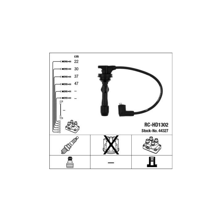 Uždegimo laido komplektas NGK 44327