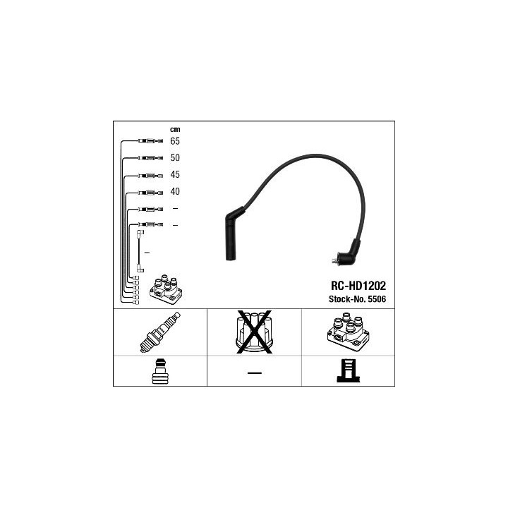 Uždegimo laido komplektas NGK 5506