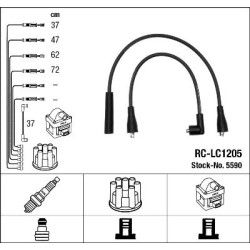 Uždegimo laido komplektas NGK 5590