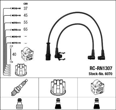 Uždegimo laido komplektas NGK 6070