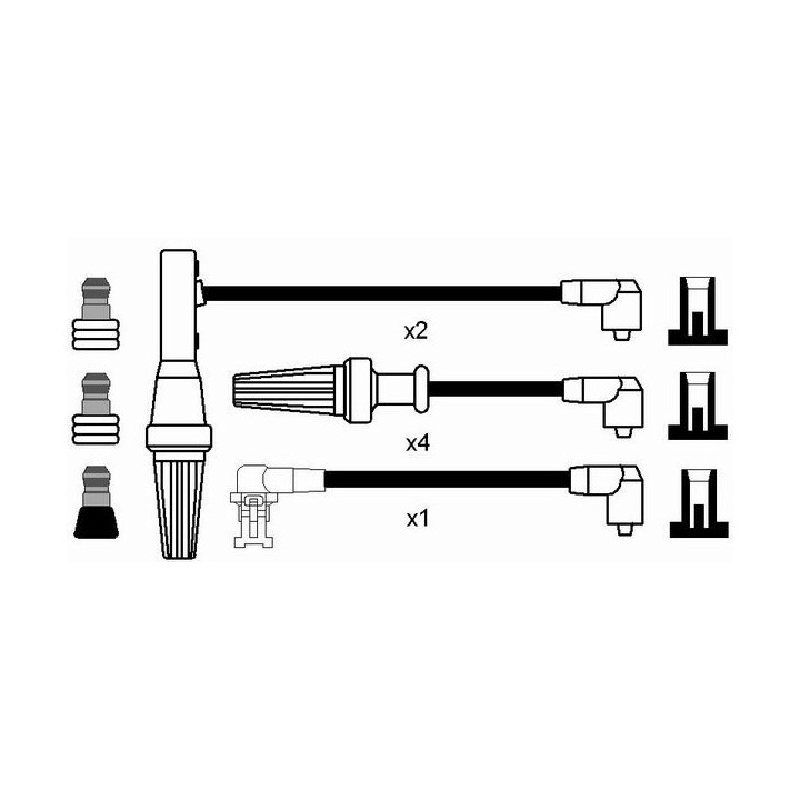 Uždegimo laido komplektas NGK 7154