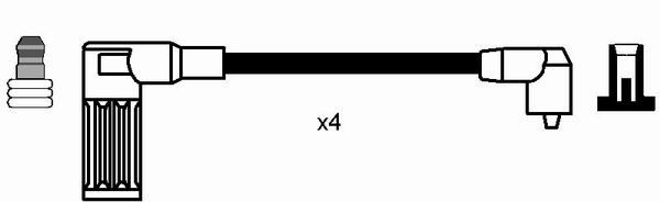 Uždegimo laido komplektas NGK 7171