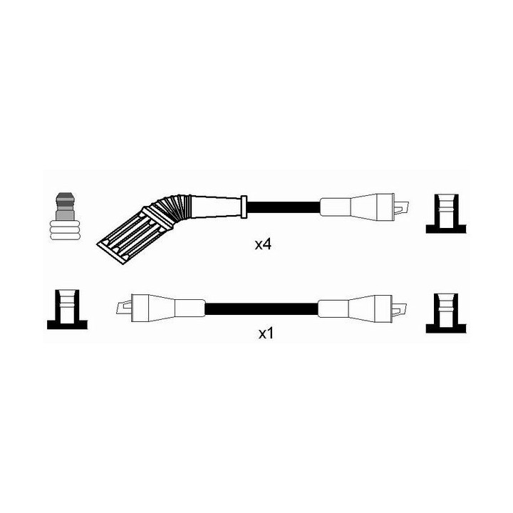 Uždegimo laido komplektas NGK 7208