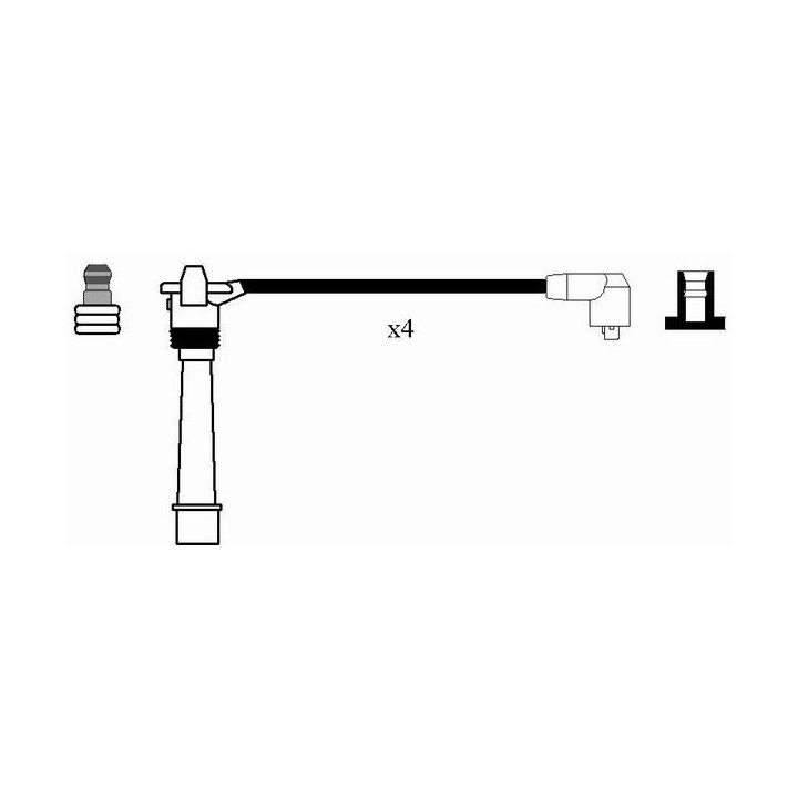 Uždegimo laido komplektas NGK 7209