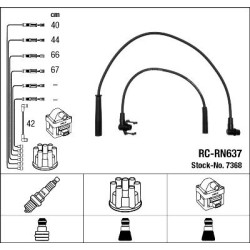 Uždegimo laido komplektas NGK 7368